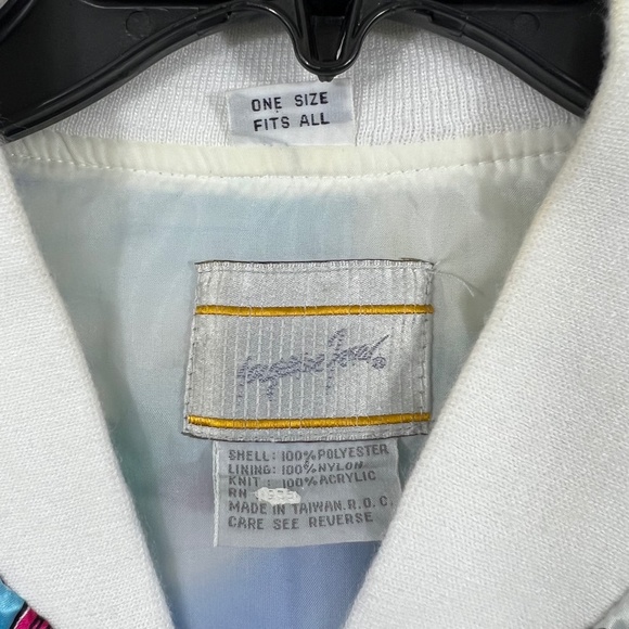 🏷️VINTAGE |•JACQEULINE FERRAR•| Oversize Multicolor Satin Jacket - Picture 8 of 11